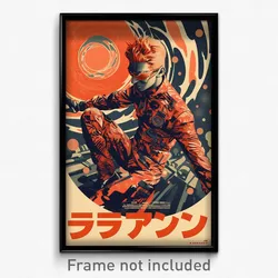 Icelandic Movie Poster - Boy Feeling Happy, Vivid Red Bodysuit (Art Print)