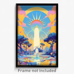 Art Poster - International Arrowslit (Psychedelic Trippy Weird 11x17 Print)