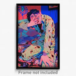 Art Poster - Man Feeling Rejected Wearing Thick Pajamas (Print)