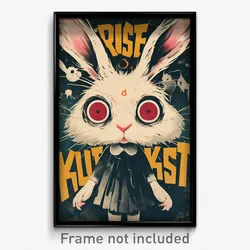 Greek Movie Poster - Superficial Rabbit (Greece Retro Film Art Print)