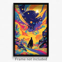 Mexican Movie Poster - Modest Star (Mexico Psychedelic Art Retro Film Print)