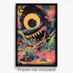 German Movie Poster - Wiggly Bayou (Germany Psychedelic Art Retro Film Print)