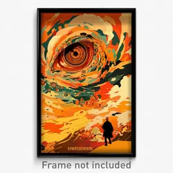 Greek Movie Poster - Glaring Tostada (Greece Psychedelic Art Retro Film Print)