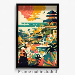 Indonesian Movie Poster - Cool Copenhagen (Indonesia Retro Film Art Print)