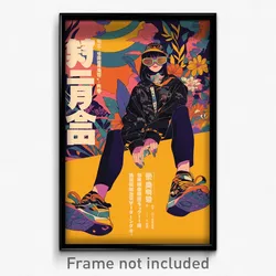 Chinese Movie Poster - Woman Feeling Tension, Gorgeous Sneakers (Art Print)