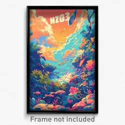 Russian Movie Poster - Interesting Reef (Russia Retro Film Art Print)