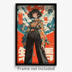 Chinese Movie Poster - Girl Feeling Resignation, Husky Brown Pants (Art Print)