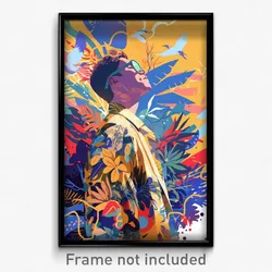 Bollywood Movie Poster - Boy Feeling Passion, Glass Collared Coat (Art Print)