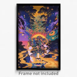 Bollywood Movie Poster - Conventional Cliff (India Retro Hindi Film Art Print)