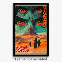 German Movie Poster - Warlike Retreat (Germany Psychedelic Art Retro Film Print)