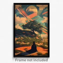 Icelandic Movie Poster - Unusual Resting Place (Iceland Retro Film Art Print)