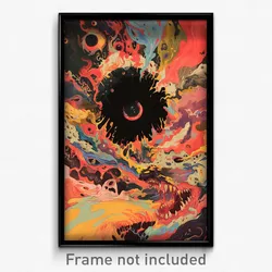 Art Poster - Extra Small Black Hole (Psychedelic Trippy Weird 11x17 Print)