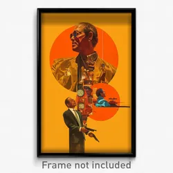 Brazilian Movie Poster - Thoughtful Expanse (Brazil Retro Film Art Print)