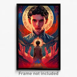 Russian Movie Poster - Boy Feeling Assertive, Hard To Find White (Art Print)