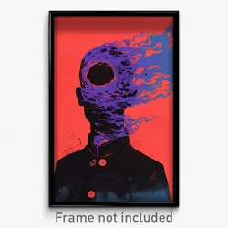 Movie Art Poster - Black Mouth (Psychedelic Trippy Retro Cartoon Film Print)