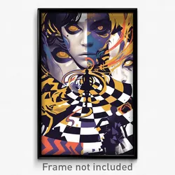Greek Movie Poster - Silver Labyrinth (Greece Psychedelic Art Retro Film Print)