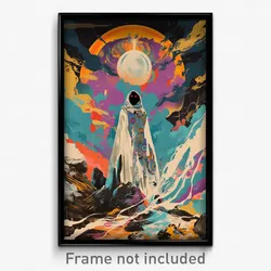 Greek Movie Poster - Haunting Lancet (Greece Psychedelic Art Retro Film Print)