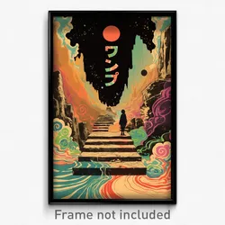 Hebrew Movie Poster - Boy Feeling Enlightened, Flamboyant Ankle Strap (Print)