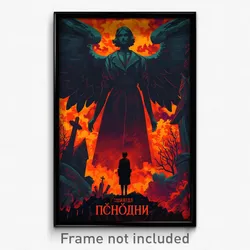 Russian Movie Poster - Angelic Cemetery (Russia Retro Film Art Print)