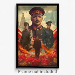 Russian Movie Poster - Menacing Country (Russia Retro Film Art Print)