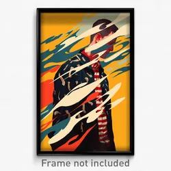 Spanish Movie Poster - Man Feeling Suspense, Well Off Bike Shorts (Art Print)