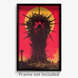 German Movie Poster - Pink Redoubt (Germany Psychedelic Art Retro Film Print)
