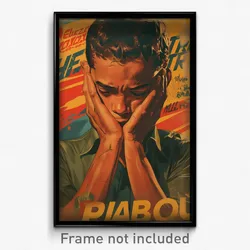 Brazilian Movie Poster - Boy Feeling Guilt, Grimy Front Tie Top (Art Print)