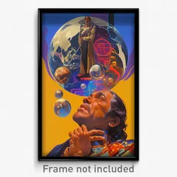 Bollywood Movie Poster - Spherical Expanse (India Retro Hindi Film Art Print)