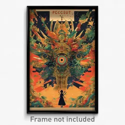 French Movie Poster - Wicked Aisle (France Psychedelic Art Retro Film Print)