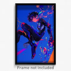 Anime Art Poster - Boy Feeling Optimistic, Feminine Impossible Bodysuit (Print)
