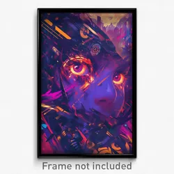 Movie Art Poster - Deadly Prague (Psychedelic Trippy Retro Cartoon Film Print)