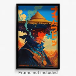 French Movie Poster - Man Feeling Frustrated, Able Straw Hat (France Art Print)