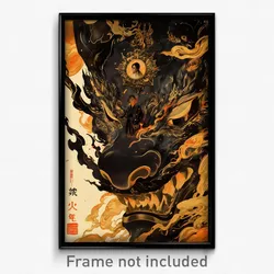Vietnamese Movie Poster - Man Feeling Attentiveness, Golden Black Clothes