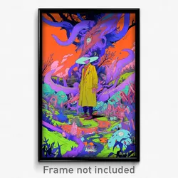 Art Poster - Old Fashioned Nave (Psychedelic Trippy Weird 11x17 Print)