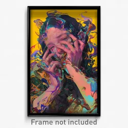Art Poster - Musty Taco (Psychedelic Trippy Weird 11x17 Print)