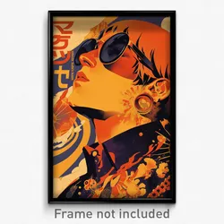 Vietnamese Movie Poster - Man Feeling Delighted, Thoughtful Orange Hairband