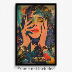 Spanish Movie Poster - Woman Feeling Enchanted, Curvy Wristband (Art Print)