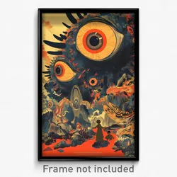 Vietnamese Movie Poster - Thick Loft (Vietnam Psychedelic Art Retro Film Print)