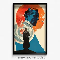 Bollywood Movie Poster - Striking Circle (India Retro Hindi Film Art Print)