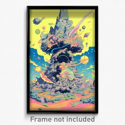 Movie Art Poster - Sky Blue Tostada (Psychedelic Retro Weird Film Print)