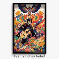 Mexican Movie Poster - Accurate Heap (Mexico Psychedelic Art Retro Film Print)