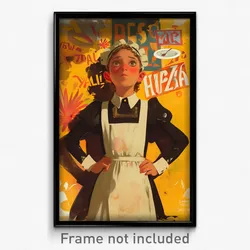 Spanish Movie Poster - Boy Feeling Positive, Warped Maid Apron (Spain Art Print)