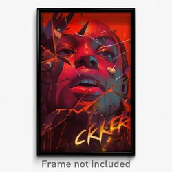 Brazilian Movie Poster - Animated Crack (Brazil Retro Film Art Print)