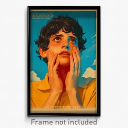German Movie Poster - Boy Feeling Dazed, Shady Blue (Germany Film Art Print)