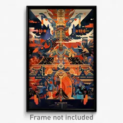 Icelandic Movie Poster - Silver Junction (Iceland Retro Film Art Print)