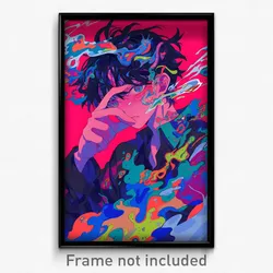Anime Art Poster - Boy Feeling Offended Wearing Precious Blouse (Print)