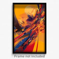 Chinese Movie Poster - Digital Wire Frame Port (China Retro Film Art Print)