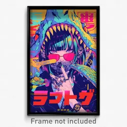 Chinese Movie Poster - Distorted Slum (China Psychedelic Art Retro Film Print)