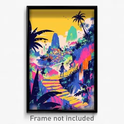 Spanish Movie Poster - Different Overhang (Spain Retro Film Art Print)