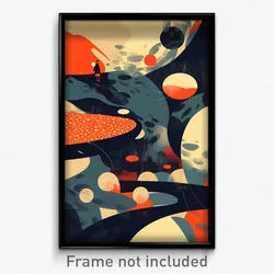 Art Poster - Gracious Hibernaculum (Psychedelic Trippy Weird Cartoon Print)